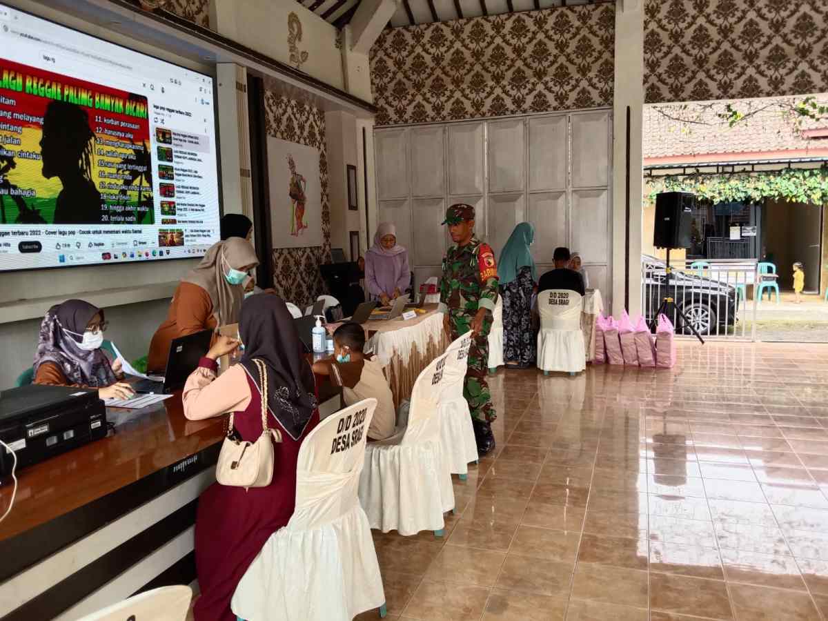 Babinsa Turun Gunung, 200 Warga Tiga Desa Direngkuh Layanan Kesehatan Gratis